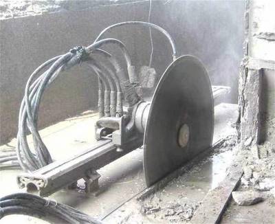 專業施工團隊 威海房屋切割，砼基礎、大梁、樓板金剛石繩鋸破碎切割